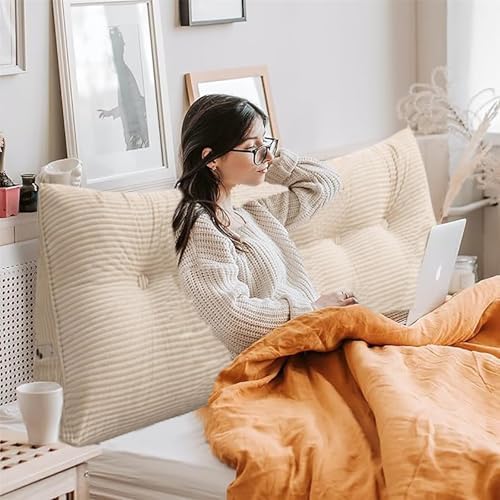 Perfect for Throws Back Support Reading Headboard Pillow