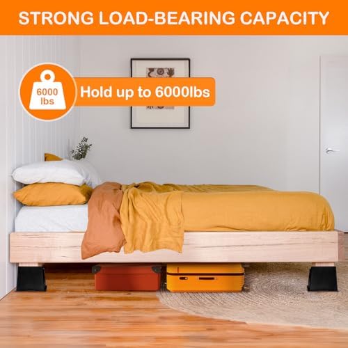 Sturdy Bed Risers for 4 inches