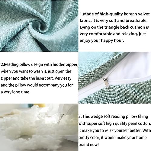 Large Wedge Headboard Pillow for Adults Reading Relaxing Comfort