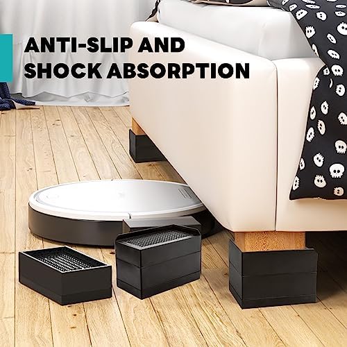 Heavy Duty Bed Risers for Back Pain Relief