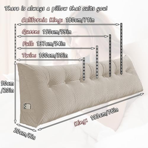 Ergonomic Velvet Headboard Pillow