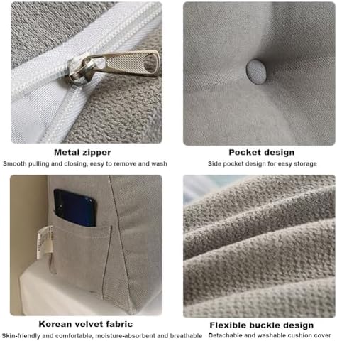 Premium Ergonomic Headboard Pillow for Comfort and Support