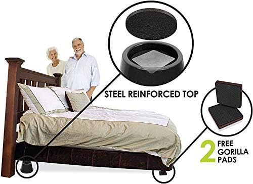 Elevate Your Sleep with the Slipstick Bed Risers 3-Inch Incline for Acid Reflux Breathing Relief