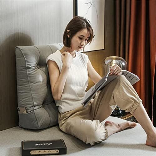 ZZYK Triangular Headboard Pillow Reading Pillow for Sofa Bed and Office Use