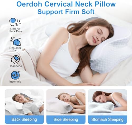 OerdohDreamers Relief Pillow for Neck Pain Relief
