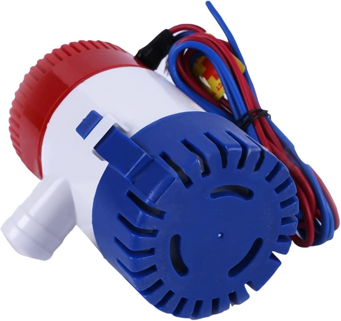 Mini Power Small Pump Automatic Boat Bilge Pump 1100GPH Submersible Bilge Sump with Float Switch