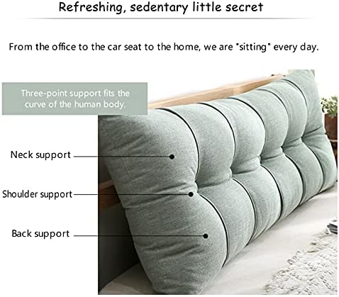 RXBD Large Rectangular Headboard Pillow