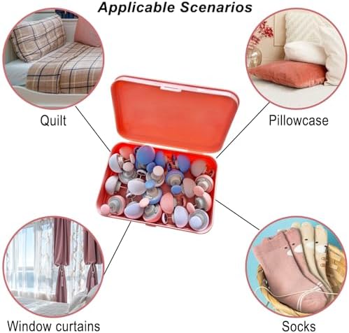 24-Piece Duvet Clips Set