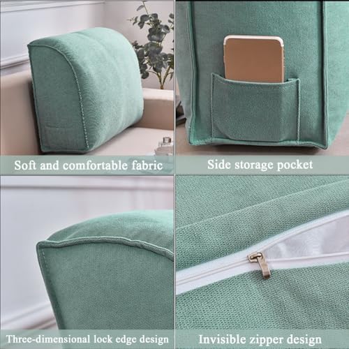 Extra Thick Sofa Back Cushion Wedge Pillow for Couch and Bed