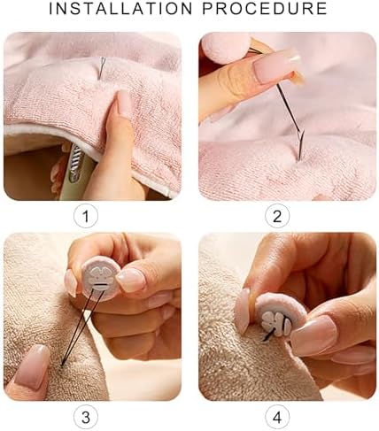 9-Piece Dash of Luxury Duvet Clips That Securely Hold Your Bedding Fast and Easy