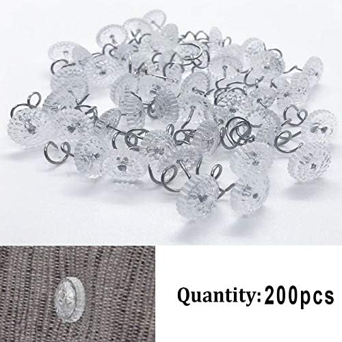 Markeny 200 Piece Bed Skirt Pins with Twist Heads
