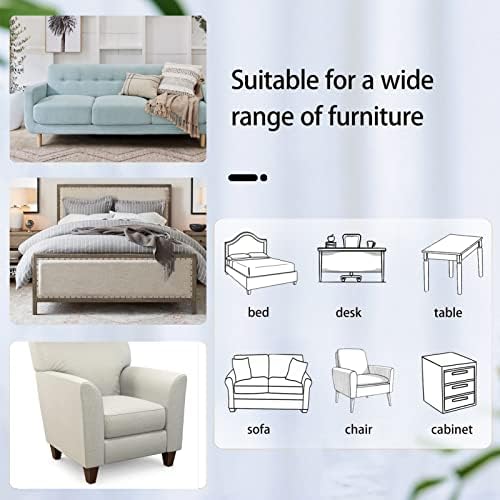 Kasiden 45-Inch Wood Bed Risers for Sofa Chair Durable Easy to Install