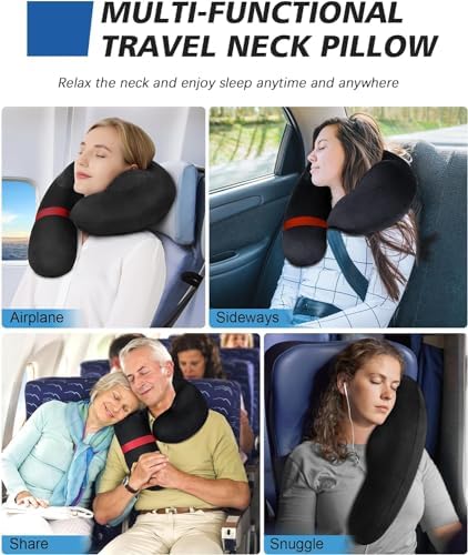 Stylish Travel Pillow with Washable Cover