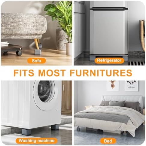 Sturdy bed risers for enhanced stability and extra height