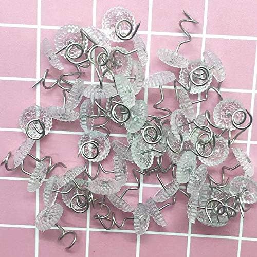 Markeny 200 Piece Bed Skirt Pins with Twist Heads
