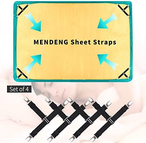 MENDENG Sheet Straps Suspenders 4P Set