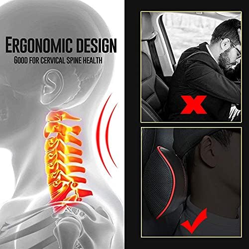 Seamless Cervical Support Pillow for Car Home and Travel