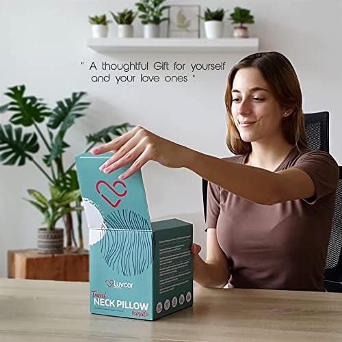 Perfect Memory Foam Travel Neck Pillow - Ergonomic Design Compact Comfortable Imperial Green