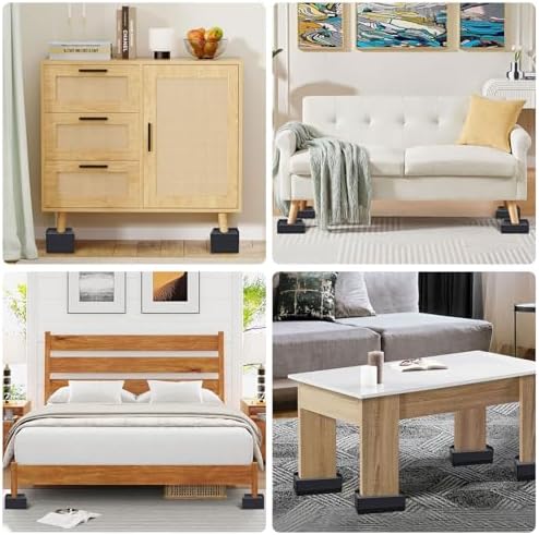 Durable Bed Risers for Easy Downsizing