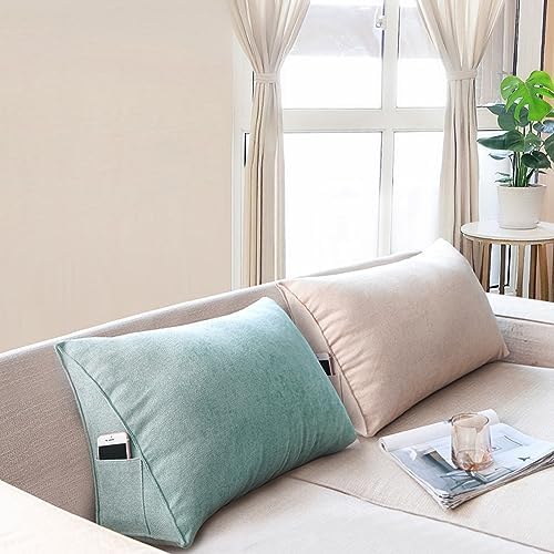Large Wedge Headboard Pillow for Adults Reading Relaxing Comfort