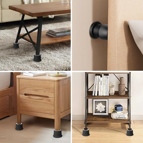 Adjustable Bed Risers - Professional Dual System Bed Stoppers for Home Office Use