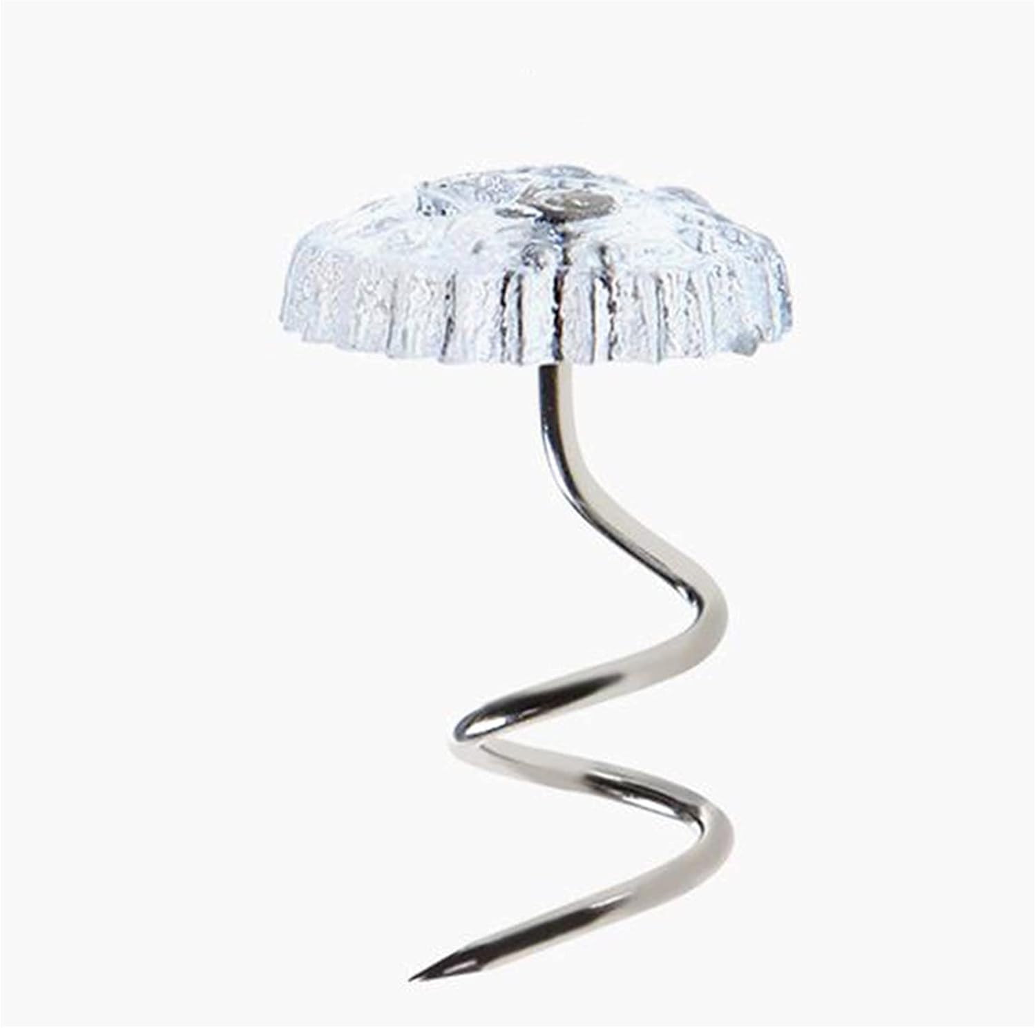 Clear Heads Twist Pins Plastic Head Upholstery Pin for Slipcovers and Bedskirts 20 Pieces