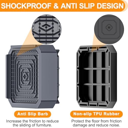 Sturdy bed risers for enhanced stability and extra height