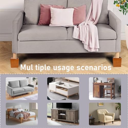 4-Inch Heavy-Duty Bed Risers