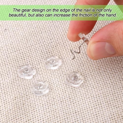 100 Pcs Bed Skirt Pins with Clear Heads for Bedding and Upholstery