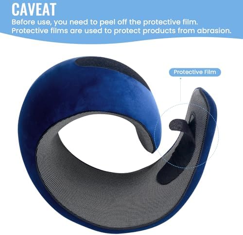 Adjustable Ergonomic Memory Foam Snail Neck Pillow