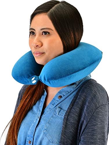 NOVA Memory Foam Travel Airplane Pillow