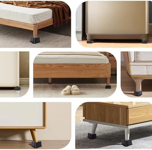 Furniture Riser Set with Anti-Slip Noise Reduction Ideas for Home Office