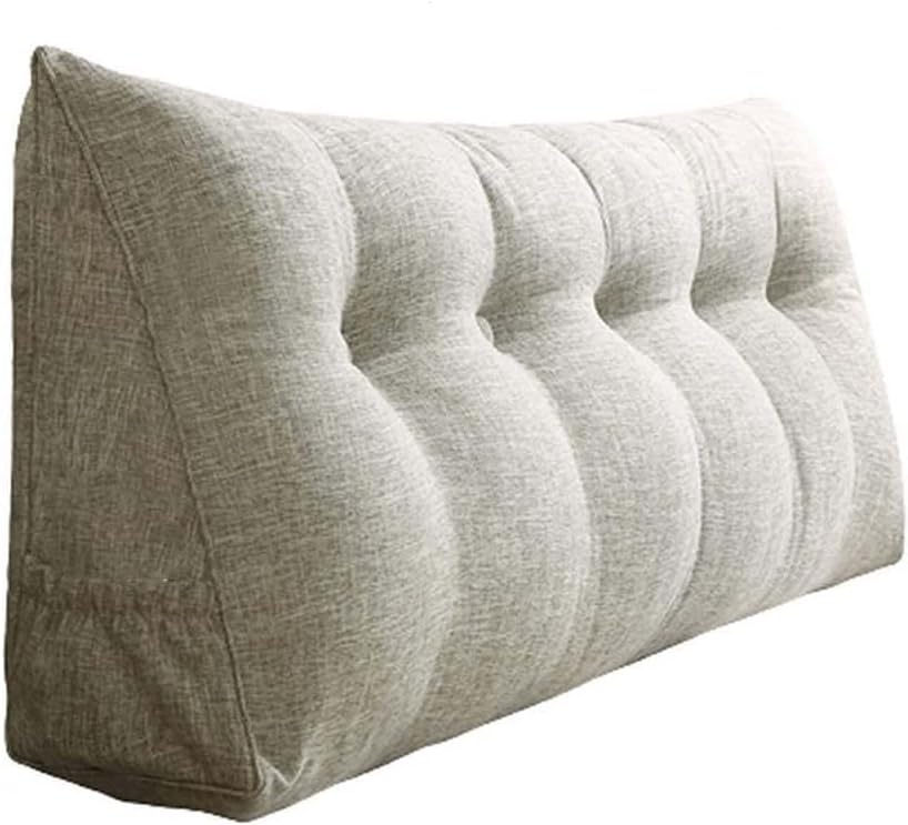 BBHW Wedge Pillow for Headboard or Sofa Bed Comfortable Stylish and Easy to Clean