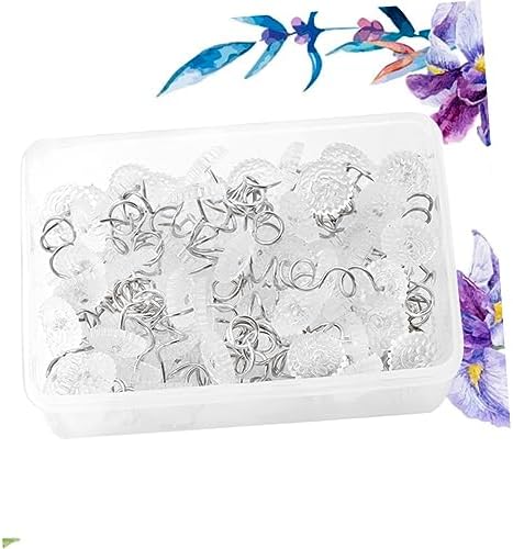 Happyyami 100Pcs Transparent Fixation Nails for Sofa Cushions