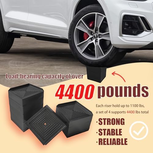 KAYIN Adjustable Bed Risers 2 or 3 Inch Heavy Duty