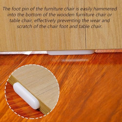 AKOAK White Bed Skirt Pins Durable Bedding Accessories for Bed Skirts and Slipcovers 20 Pack