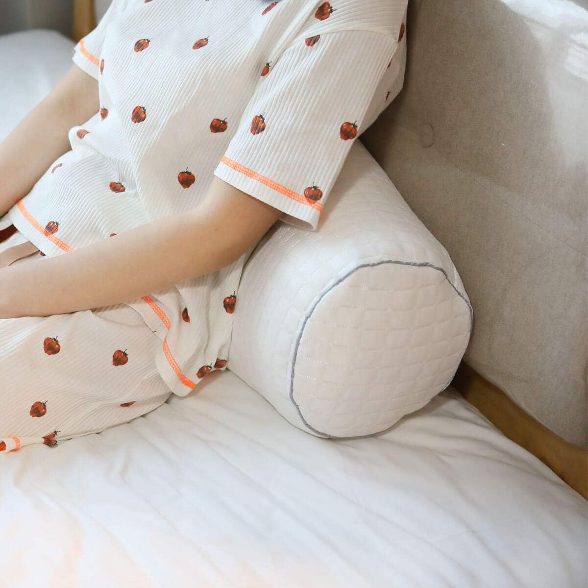 Back Side Sleepers Must-Have Roll Pillow with Cooling Coverage - Relief Your Lower Back Pain withAdjustable Support