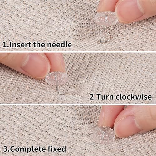 Twist Pins for Bed Skirt Fixing 30Pcs