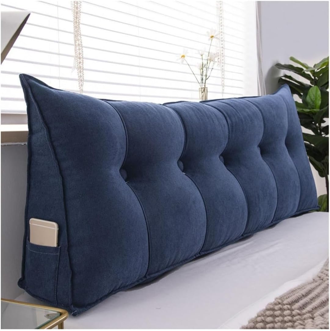 Wedge Headboard Pillows Bed Wedge Pillow For Rest And Reading Super Soft Triangular Bedside Cushion Positioning Support