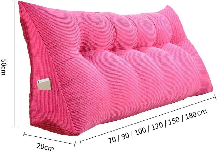 Relax in Style TriangularShape Comfort Pillow for Reading relaxation on Twin Bed
