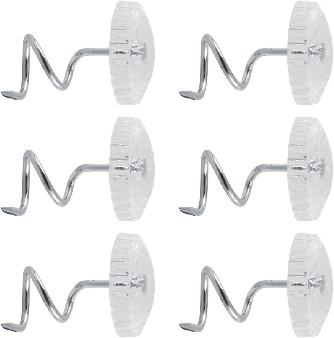 Sunicon 50Pcs Twist Pins - Essential for Home Car - Upholstery Clear Heads Slip Cover Fasteners for Sofa Van Bed Skirt