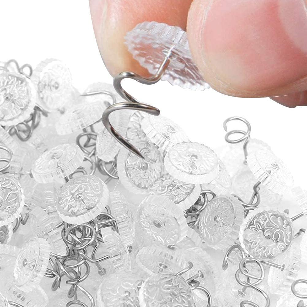 30pcs Upholstery Pins with Clear Heads for Couch Chair Bed Skirts Slip Covers