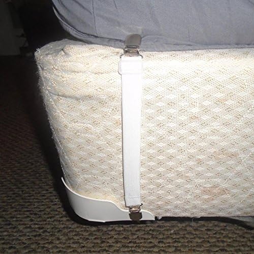 BBDOU Compact Bed Sheet Clips with Durable Clamps