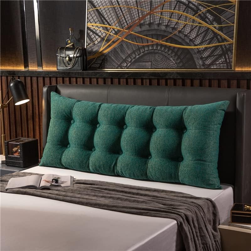 Firm Headboard Pillow for Queen Bed Extra Comfortable Lumbar Support and Fashionable Design
