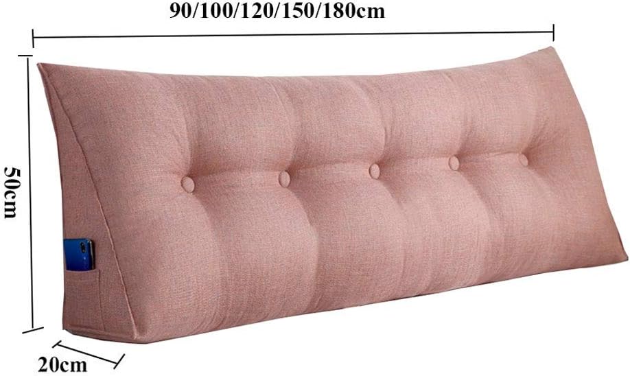 ZHNALIUS Large Soft Comfortable Backrest Headboard King Pillow for Reading Rest in Twin Bed