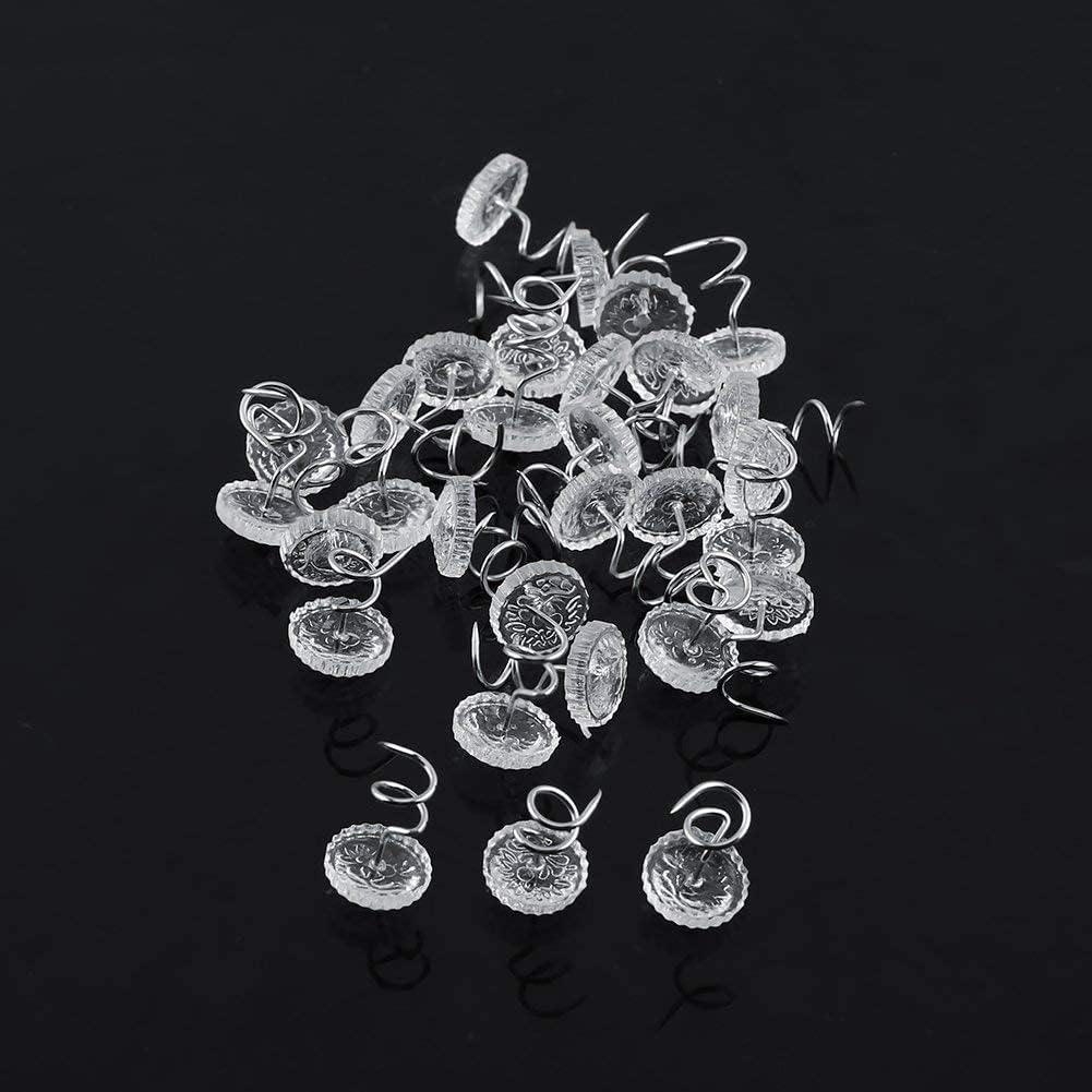 30pcs Upholstery Pins with Clear Heads for Couch Chair Bed Skirts Slip Covers