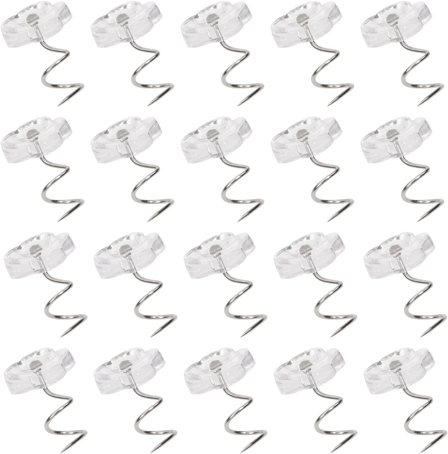 Mini Skater 30-Piece Rose Twist Pins with Metal Heads for Sofa Bed Car Covers