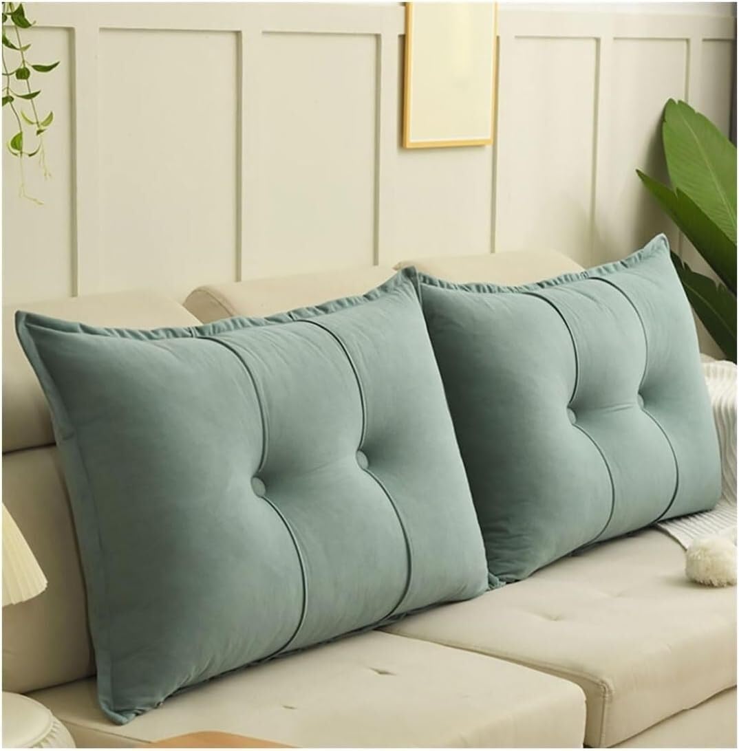 COZMAX Headboard Sofa Pillow with Detachable Cover - Lumbar Support for BedRecliner Reading