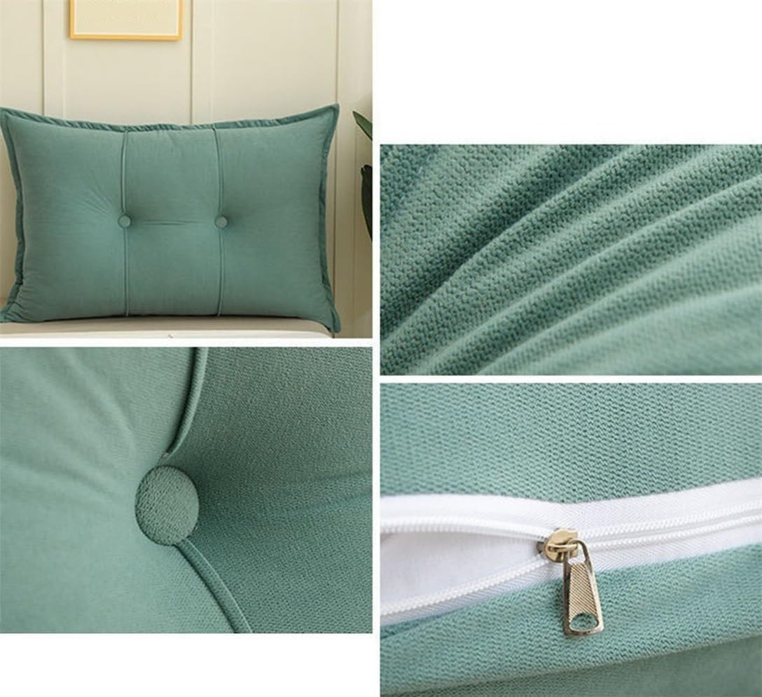 COZMAX Headboard Sofa Pillow with Detachable Cover - Lumbar Support for BedRecliner Reading