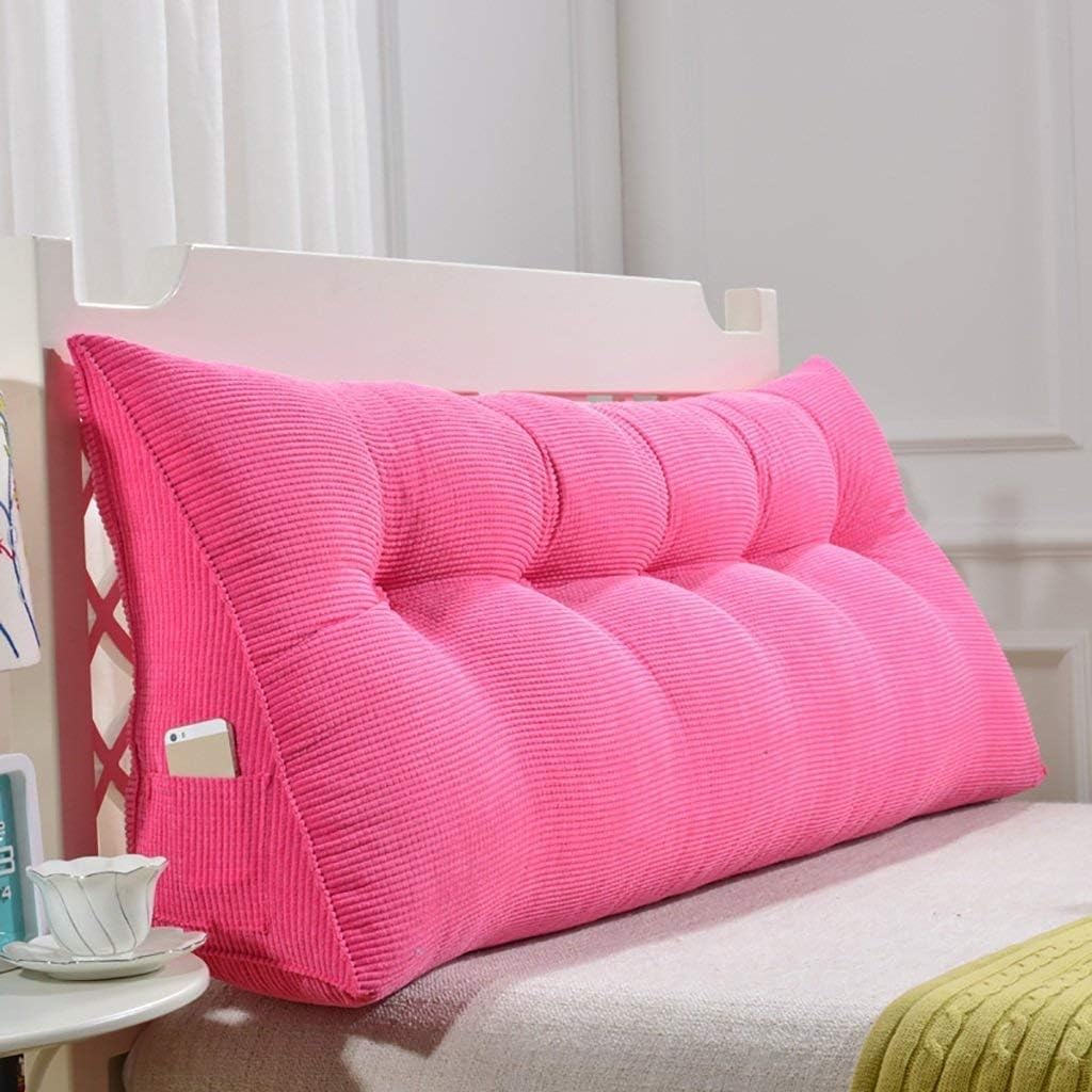 Relax in Style TriangularShape Comfort Pillow for Reading relaxation on Twin Bed
